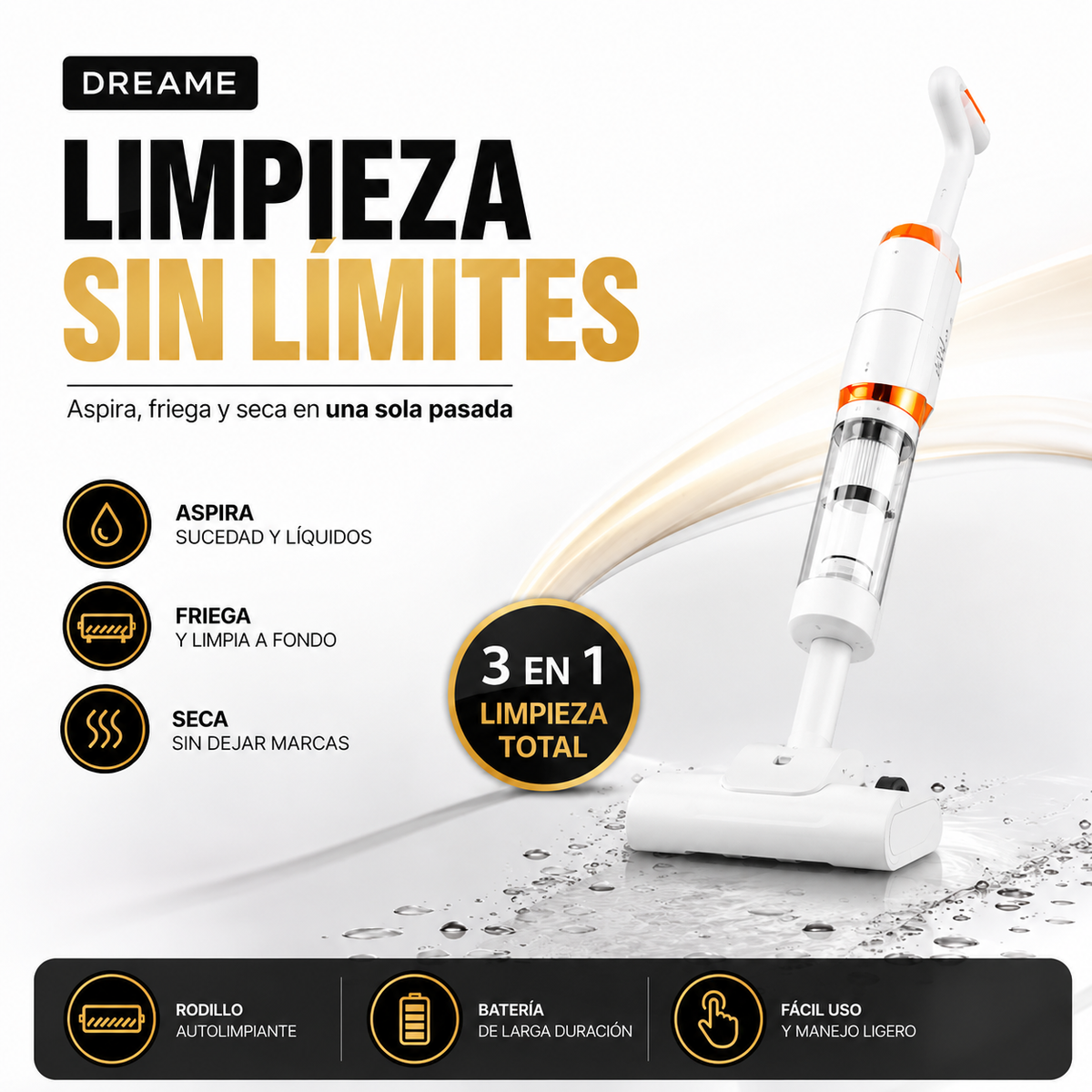 Aspiradora Portátil DREAME G10 Pro + ENVIO GRATIS + REGALO
