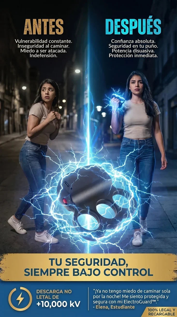 Manopla Taser ElectroGuard™ Más Regalo + ENVIO GRATIS + REGALO