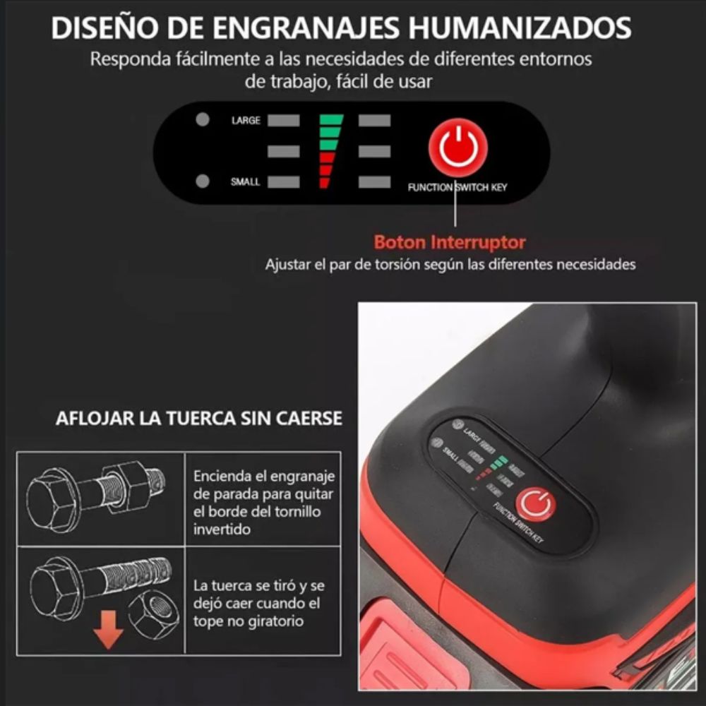 PowerImpact™ New | Llave De Impacto 600nm - Potencia Real, Versatilidad Total 🔧