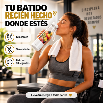 Mixa™ Licuadora Portatil Recargable Inalambrica + ENVIO GRATIS + REGALO