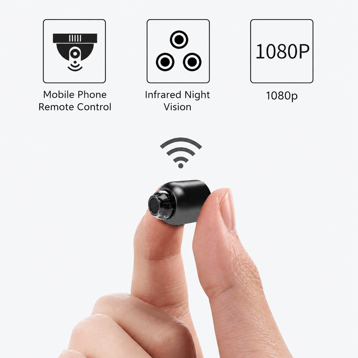 Cámara de seguridad Mini Full HD 4K UltraVision™ - ¡Compra 1, llévate 2! + Regalo sorpresa