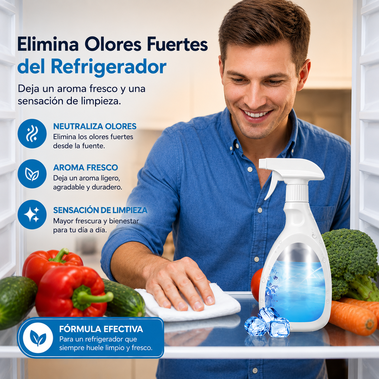 🧊 Fast-acting fridge cleaner and de-icer spray: 50% OFF & FREE SHIPPING