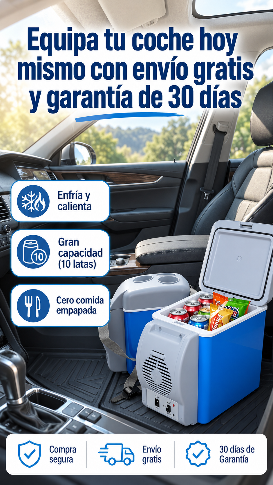 Refrigerador Cooler Nevera Portatil 7.5 Litros + ENVIO GRATIS + REGALO
