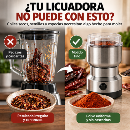 GrindPro™ | Molino Eléctrico de Café, Semillas y Chiles