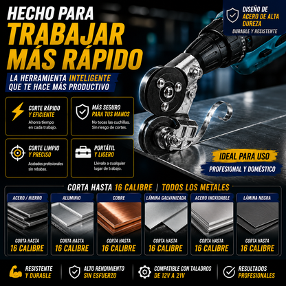 Cortador de Metal Pro + Envio Gratis + Regalo