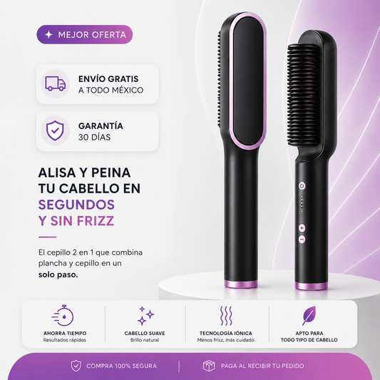 ALACIATOR BRUSH ® - Cepillo Alaciador + ENVIO GRATIS + REGALO