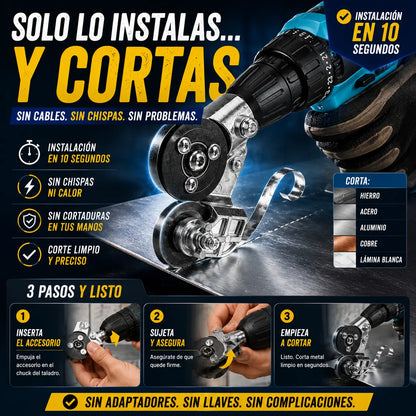 Cortador de Metal Pro + Envio Gratis + Regalo