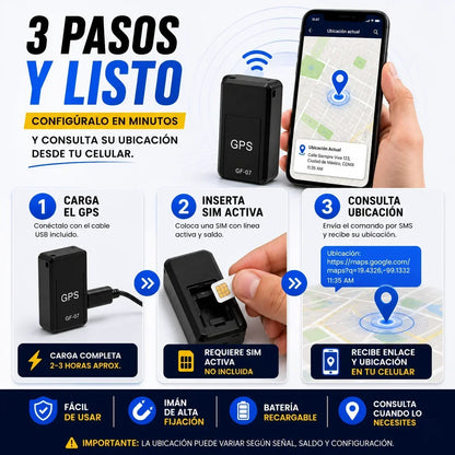 Gps Rastreador Magnético | Ubica Todo Sin Rastro + envio gratis + regalo