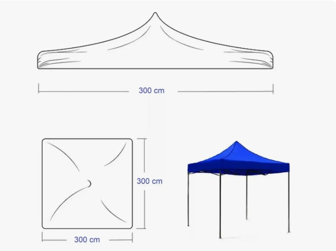 ⛺ CARPAPRO™ — CARPA TOLDO IMPERMEABLE 3X3💥REMATE SOLO $279.990💯