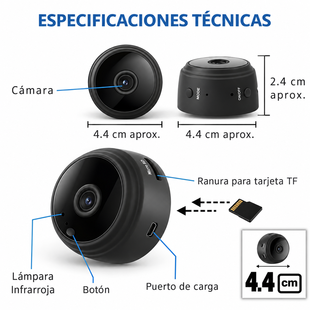 Cámara Espía – ¡2x1 solo hoy! + ENVIO GRATIS + REGALO