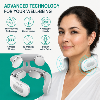 Restify Pro™ - Massage, Electrical Stimulation, and Therapeutic Heat