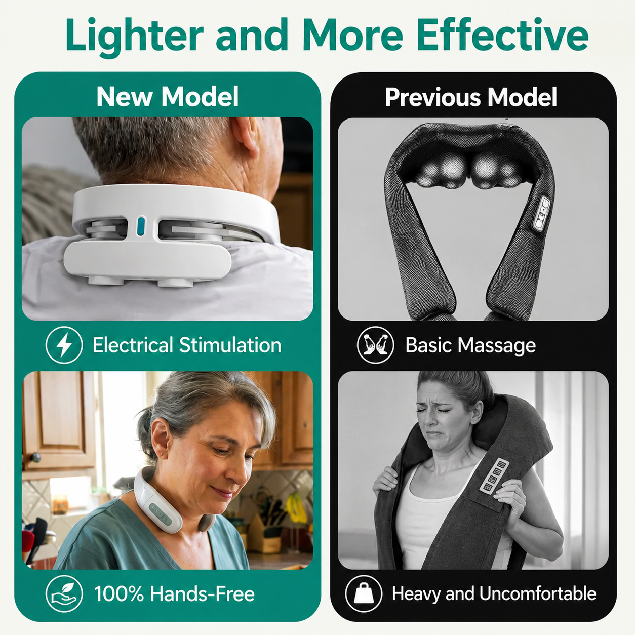 Restify Pro™ - Massage, Electrical Stimulation, and Therapeutic Heat