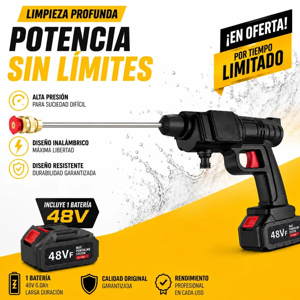 Hidrolavadora Portatil 3 Modos de Limpieza + ENVIO GRATIS + REGALO