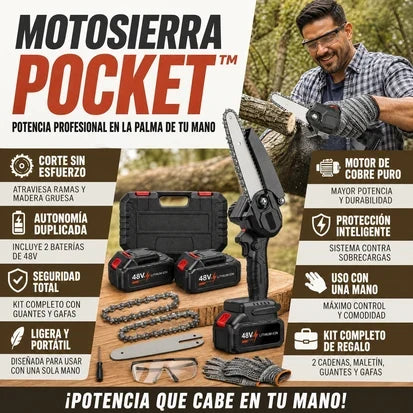 Motosierra POCKET + Envio Gratis + Regalo