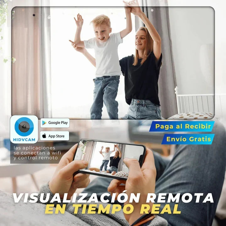 Mini Cámara Espía Full HD con Visión Nocturna – Discreta y Inalámbrica - Compre 1 y llévese 2